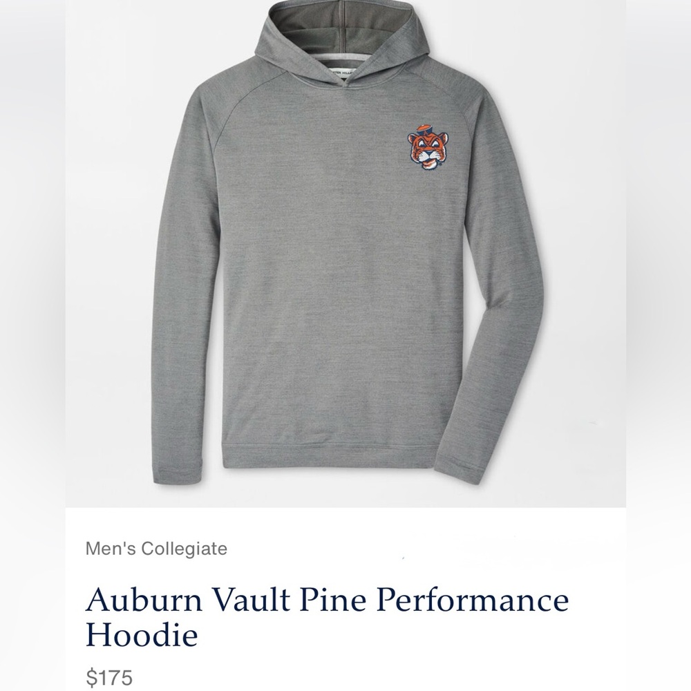 PETER MILLAR Auburn Vault Pine Performance
Hoodie - Iron